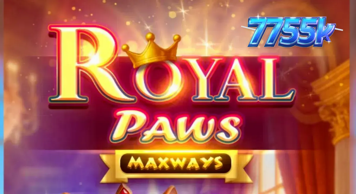 Interface do slot Royal Paws Maxways com tema de jardim real e pets